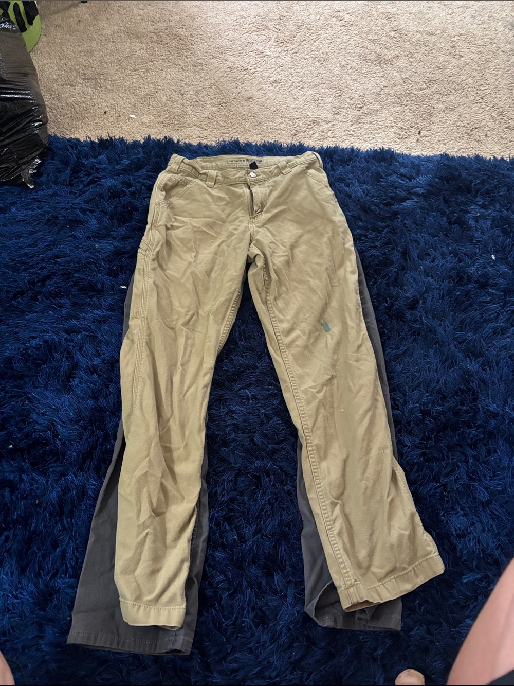 Carhartt Tan Work Chinos - Straight Leg